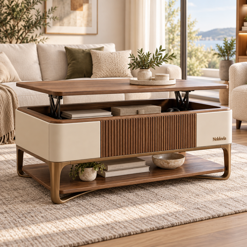 Neldovia LiftNest Lift-Top Coffee Table with Hidden Storage
