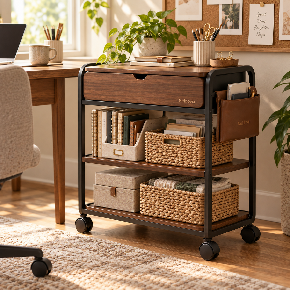 Neldovia MoveMate Rolling Storage Cart