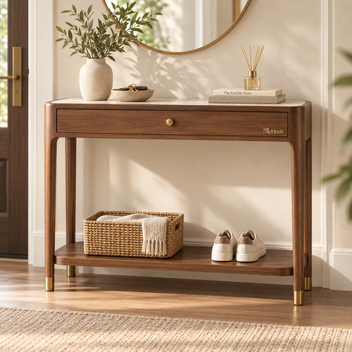 Neldovia WelcomeLine Entryway Console Table with Drawer